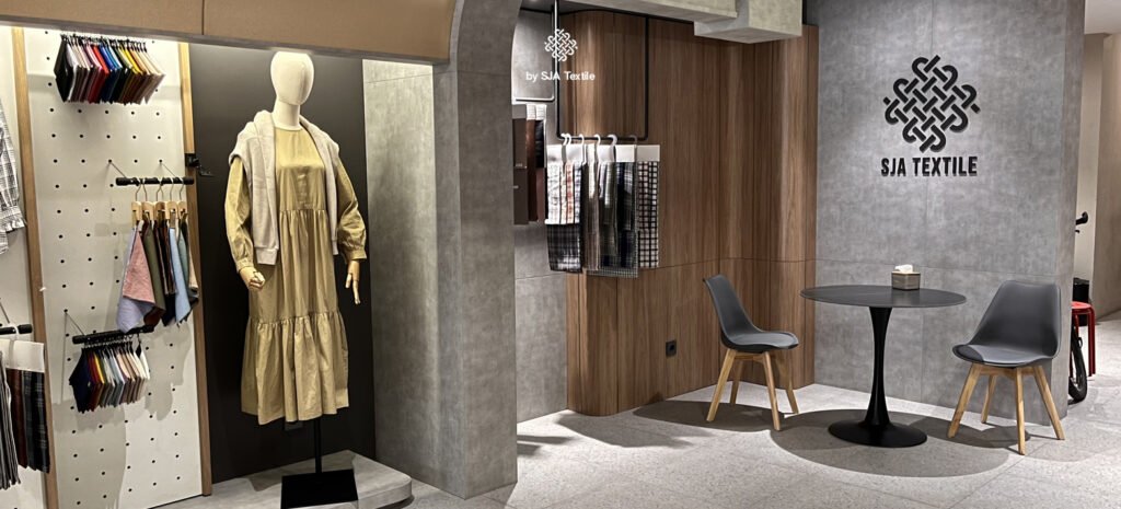 Toko kain untuk produksi baju SJA Textile Bandung