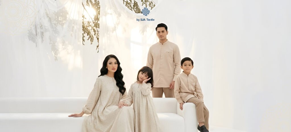 Warna lebaran untuk baju sarimbit SJA Textile Toko Kain Bandung