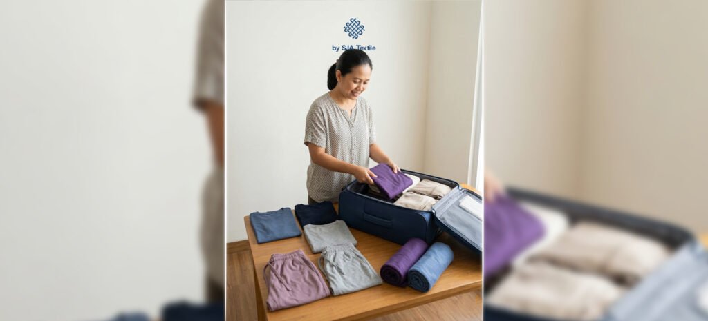 Tips pilih baju buat mudik lebaran - SJA Textile toko kain bandung