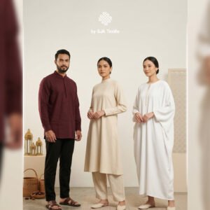 Trend warna lebaran dari kain Kujira Linen Crepe - SJA Textile Toko Kain Bandung