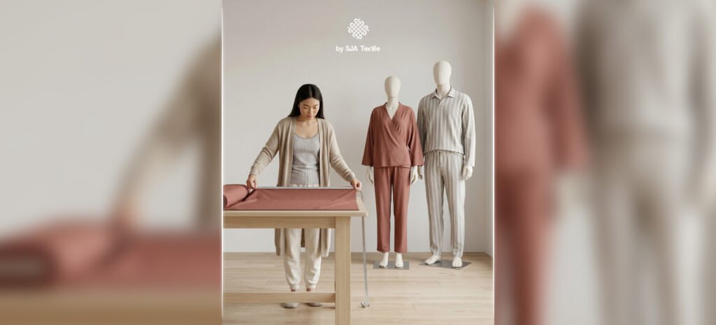 Bikin loungwear wanita butuh berapa meter - SJA Textile Toko Kain Bandung