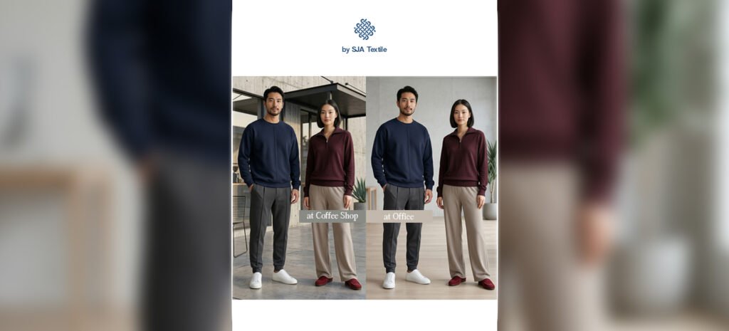 Capek ganti baju terus Mungkin kamu belum kenal loungewear - SJA Textile Toko Kain Bandung