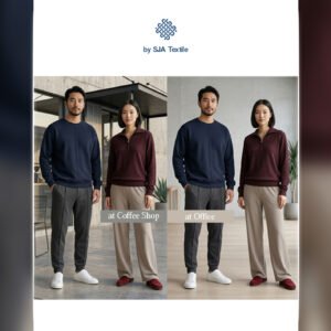 Capek ganti baju terus Mungkin kamu belum kenal loungewear - SJA Textile Toko Kain Bandung