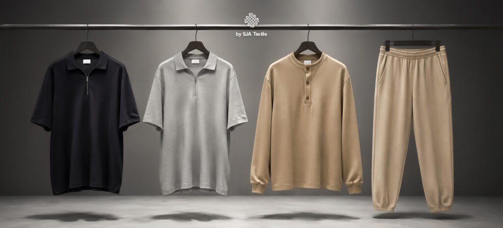 bahan danball mokura pique untuk koleksi loungewear eksklusif toko kain bandung sja textile