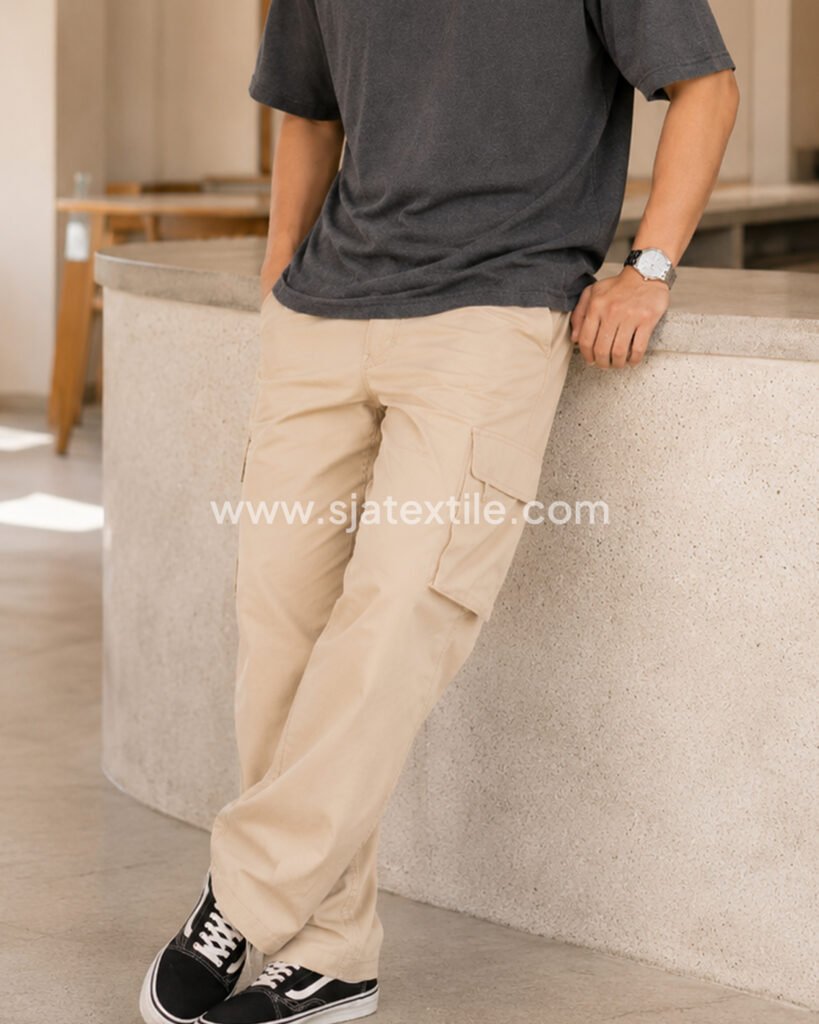Bahan katun Celana Cotton Crest Toko Kain Bandung SJA Textile