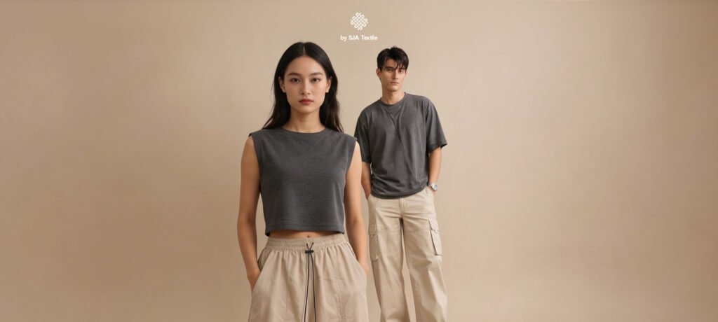 tips styling outfit loungewear dari bianca knit toko kain bandung sja textile