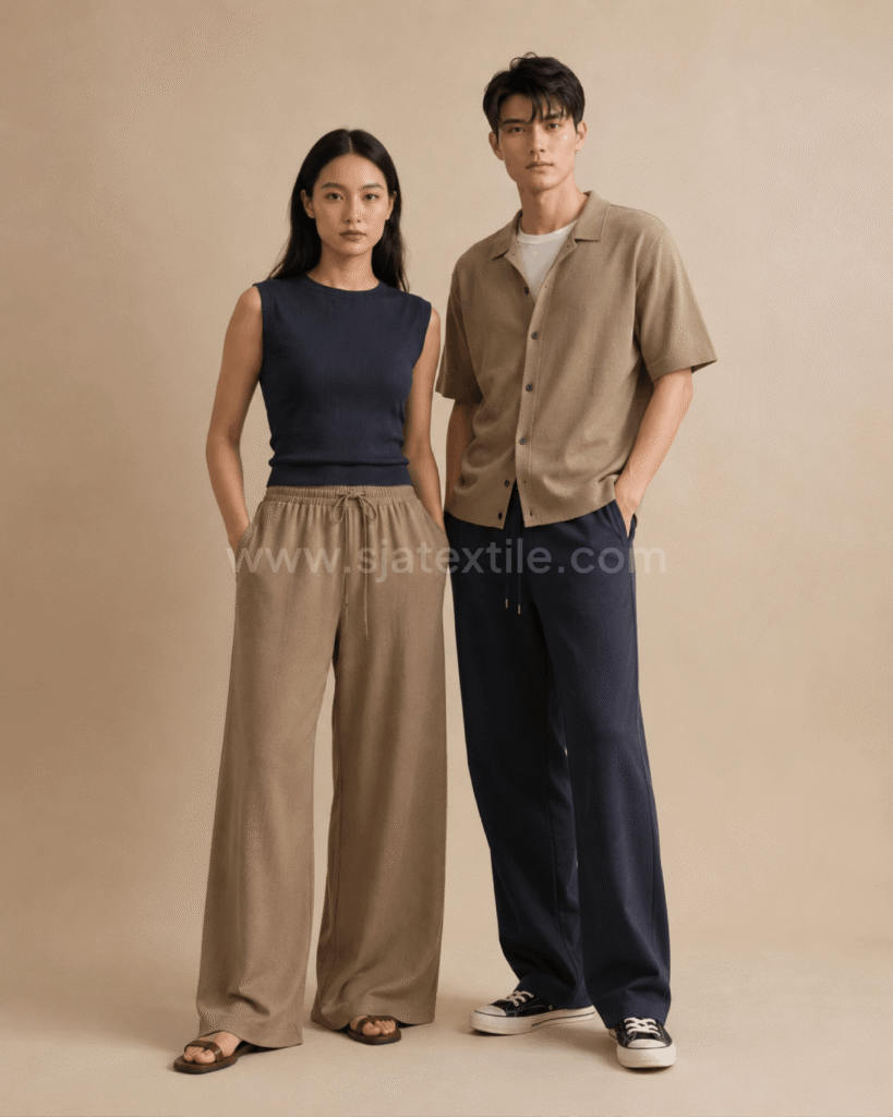 tips styling outfit bianca knit mix n match warna toko kain bandung sja textile