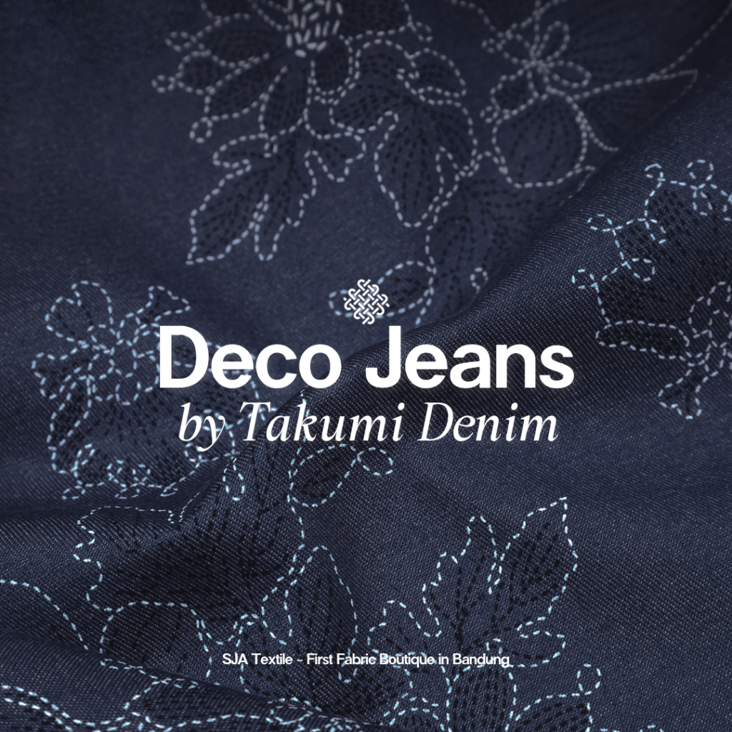 Rekomendasi bahan denim deco jeans toko kain sja textile