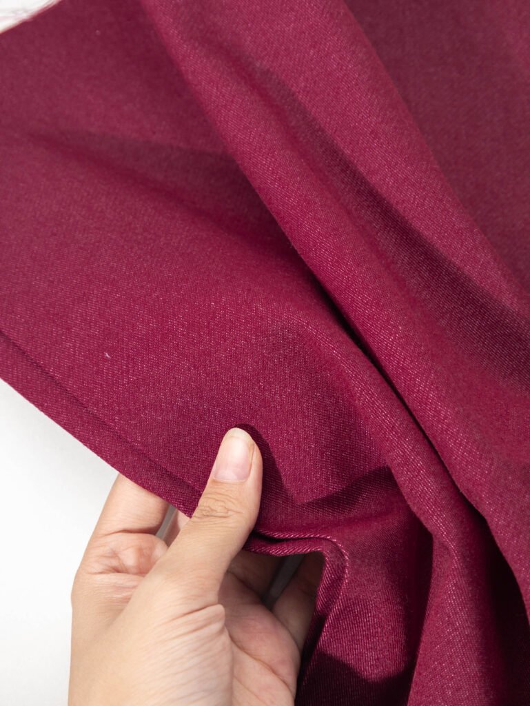denim merah jeanwest japan toko kain bandung sja textile