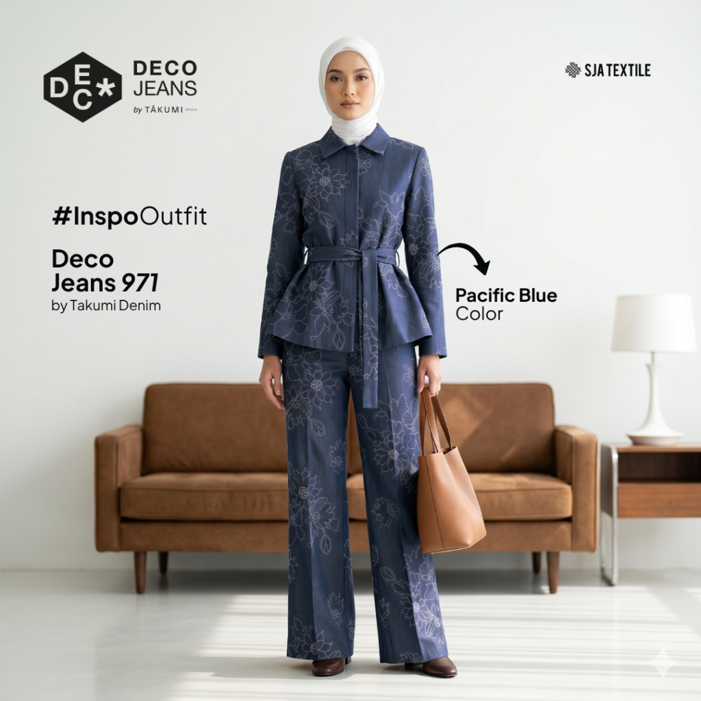 apakah kain denim panas perbedaan deco jeans di toko kain bandung sja textile
