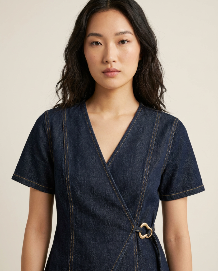 wrap dress jeanwest japan toko kain bandung sja textile