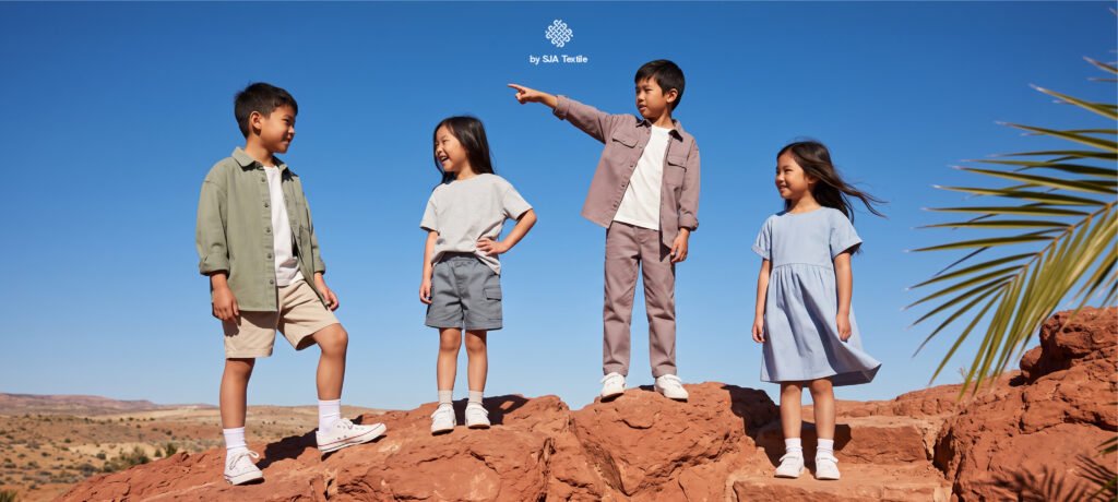 Ide Baju Anak dari Bahan Katun Papillon Twill untuk Si Petualang Aktif