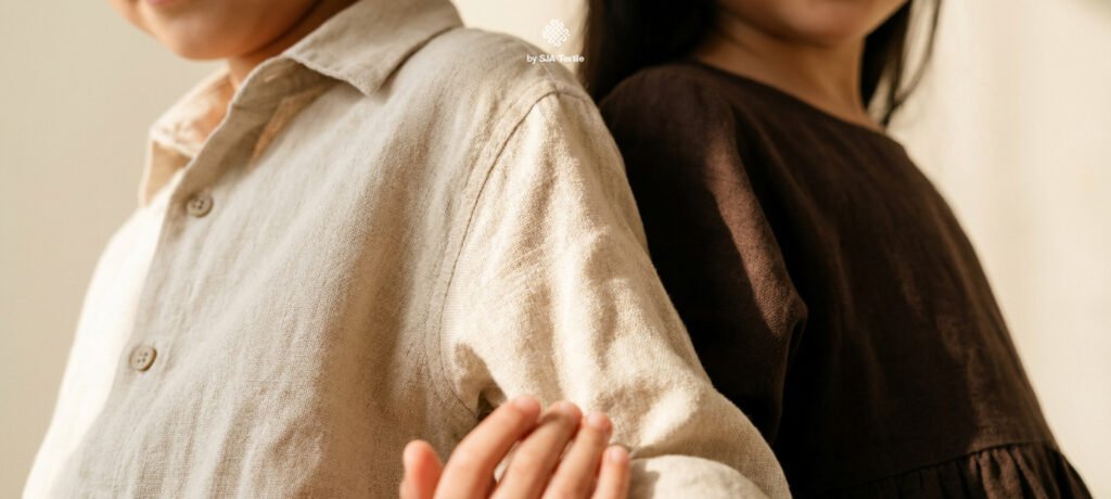 kain anak bertekstur unik dan berkarakter kujira linen crepe dari toko kain bandung sja textile
