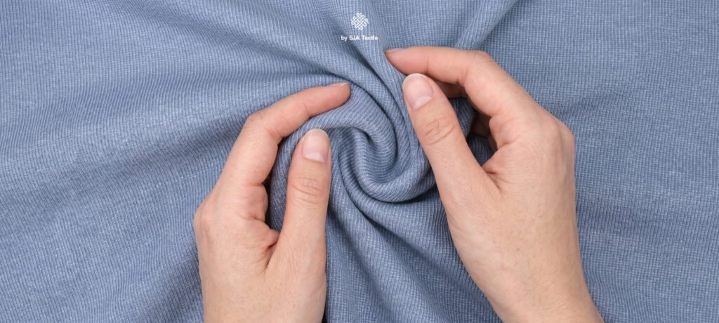 review bianca knit sebagai bahan rayon baju anak dari toko kain bandung sja textile