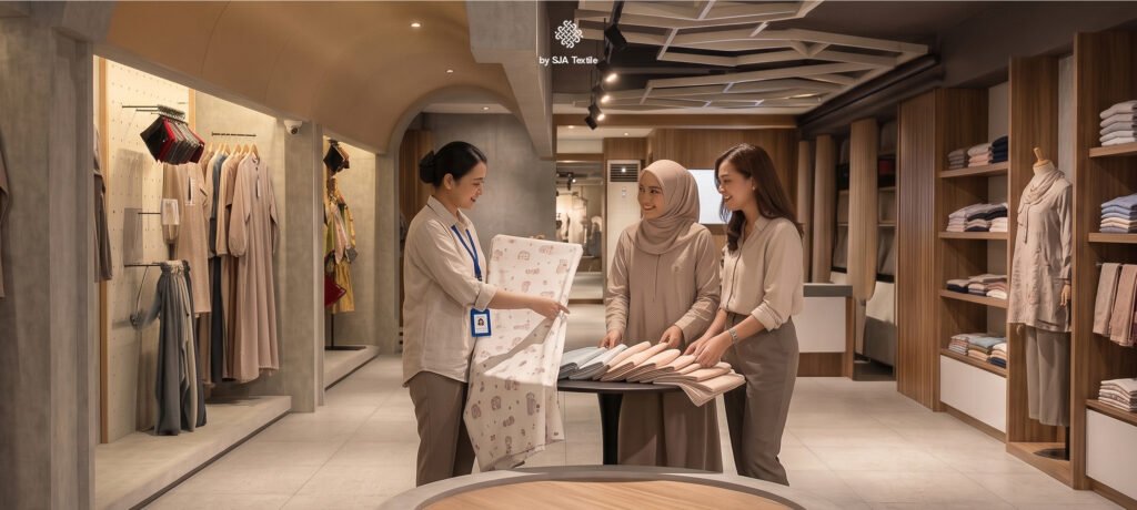 toko kain bandung sja textile hadirkan solusi untuk brands kidswear modern
