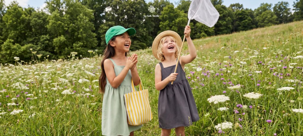 bahan baju anak premium kujira linen crepe dari toko kain bandung sja textile