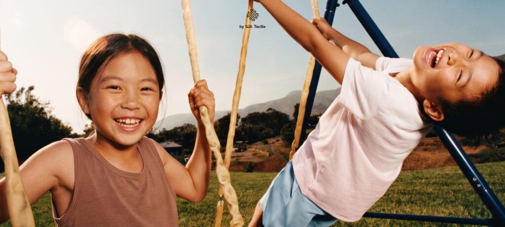 Tips memilih bahan baju anak kidswear dari toko kain bandung sja textile