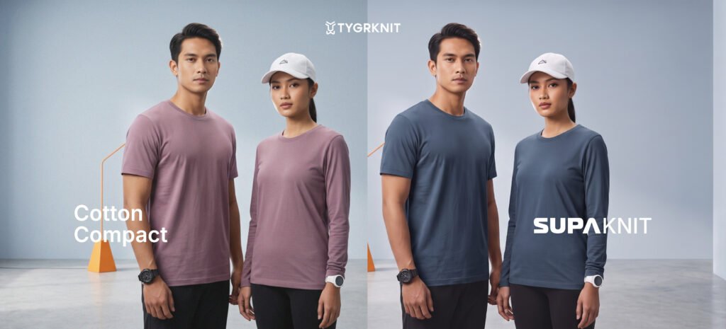 Cotton Compact vs SupaKnit - SJA Textile Toko Kain Bandung