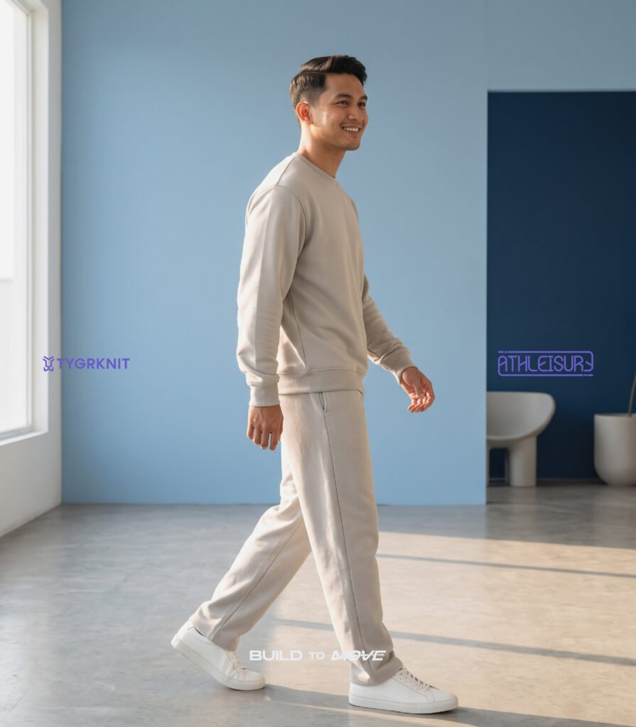 Matching set model baju athleisure untuk travel wear