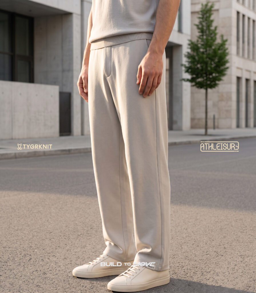 relaxed pants athleisure stye - supaknit tygrknit