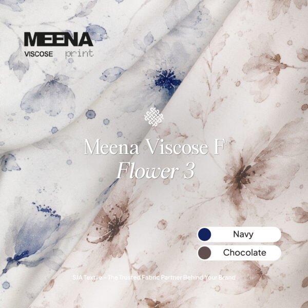 Meena Viscose F Flower 3 SJA Textile