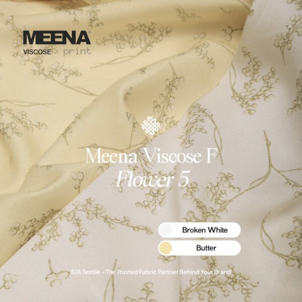 Meena Viscose F Flower 5 SJA Textile