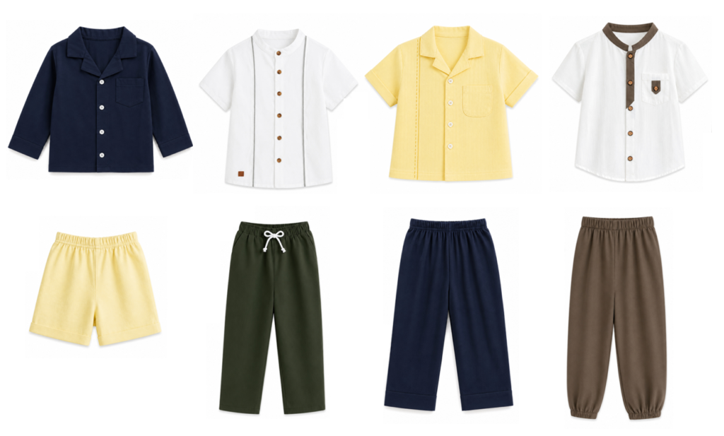 model baju anak laki-laki dari bahan rayon shelby twill