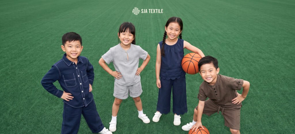 Model baju anak dari kain cigarrete cotton dari toko kain bandung sja textile