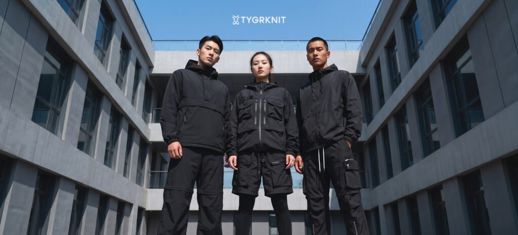 Motion Weave Cocok Dibuat Apa Bahan Windbreaker Track Jacket Jogger Pants - TYGRKNIT