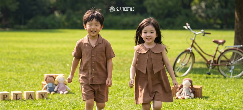 review cigarette cotton kain rapi baju anak yang tetap nyaman untuk main dari toko kain bandung sja textile