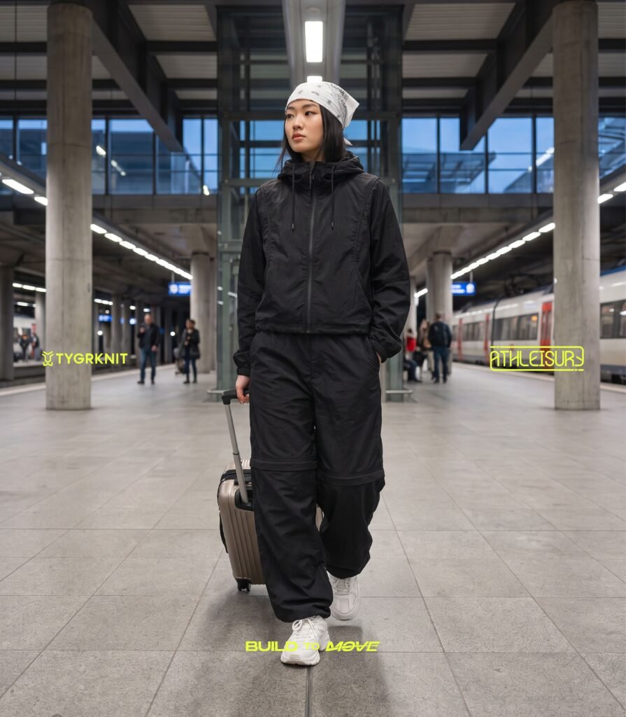 ide outfit athleisure wanita Travel Wear Matching Set