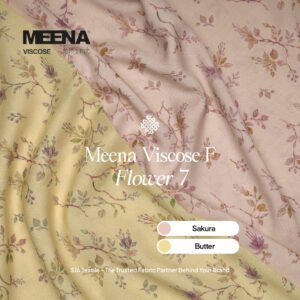 Kain Rayon Meena Viscose F Flower 7 - Toko Kain Bandung SJA Textile-