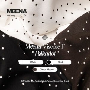 Kain Rayon Meena Viscose F Polkadot- Toko Kain Bandung SJA Textile