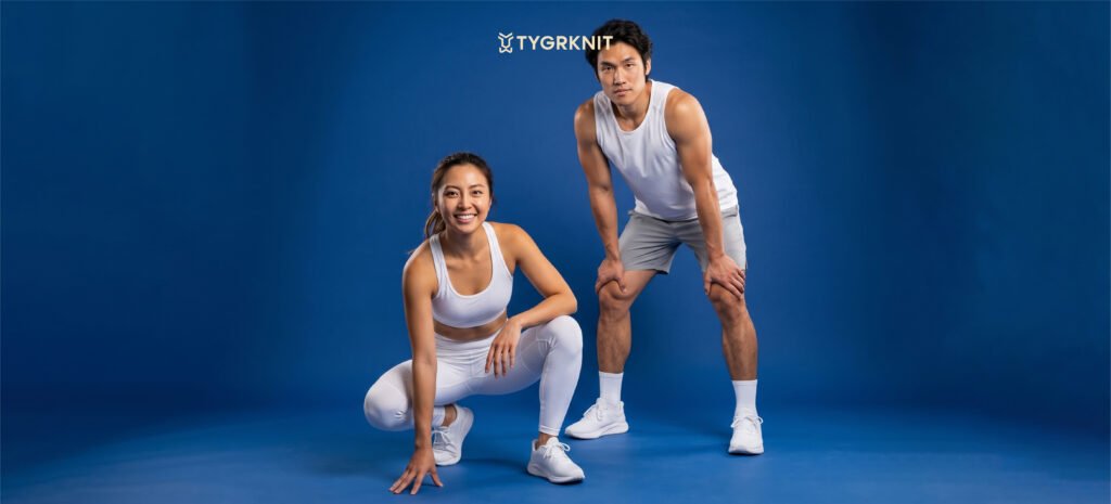 Premium fabric untuk activewear brand - pulseform -TYGRKNIT