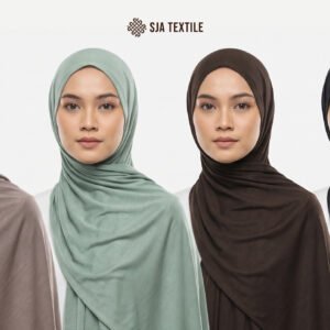 Bahan Pashmina Lebaran yang Adem dan Tidak Gerah - SJA Textile Toko Kain