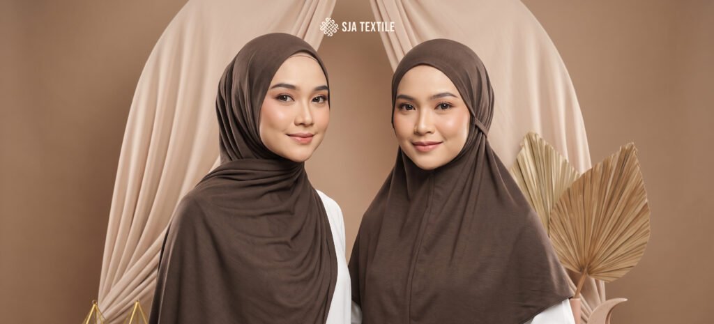 Mengenal kerudung micromodal dari toko kain bandung sja textile