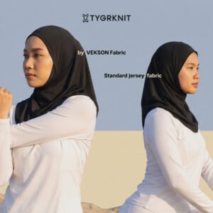perbedaan hijab sport jersey vs vexon dari tygrknit