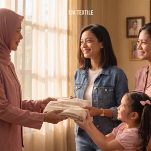 kain warisan keluarga dari natural fabric untuk lebaran di toko kain bandung sja textile