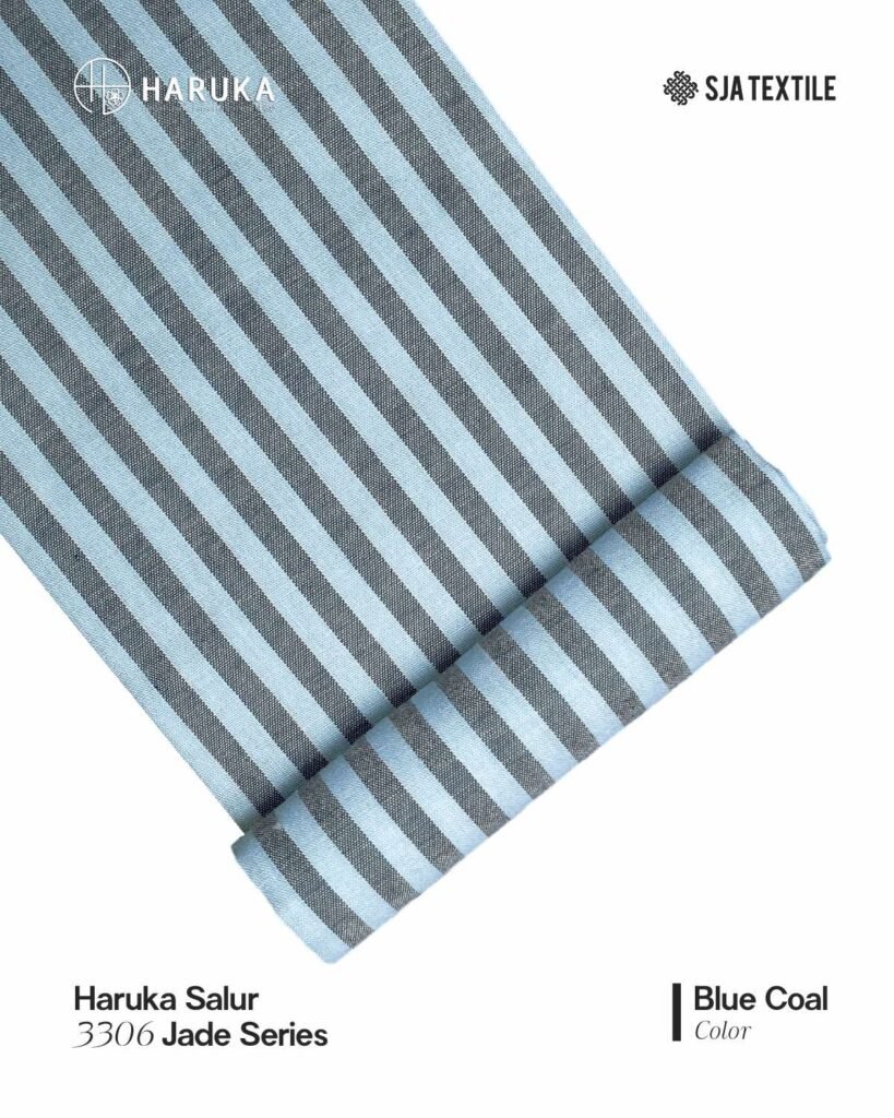 katun haruka jade series warna blue coal