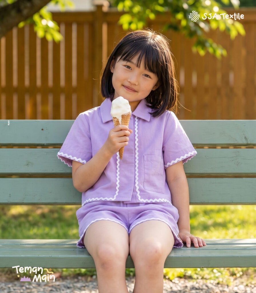 inspirasi model baju anak bahan katun papillon toko kain bandung sja textile