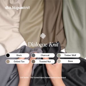 Bahan knit terbaru Dialogue Knit