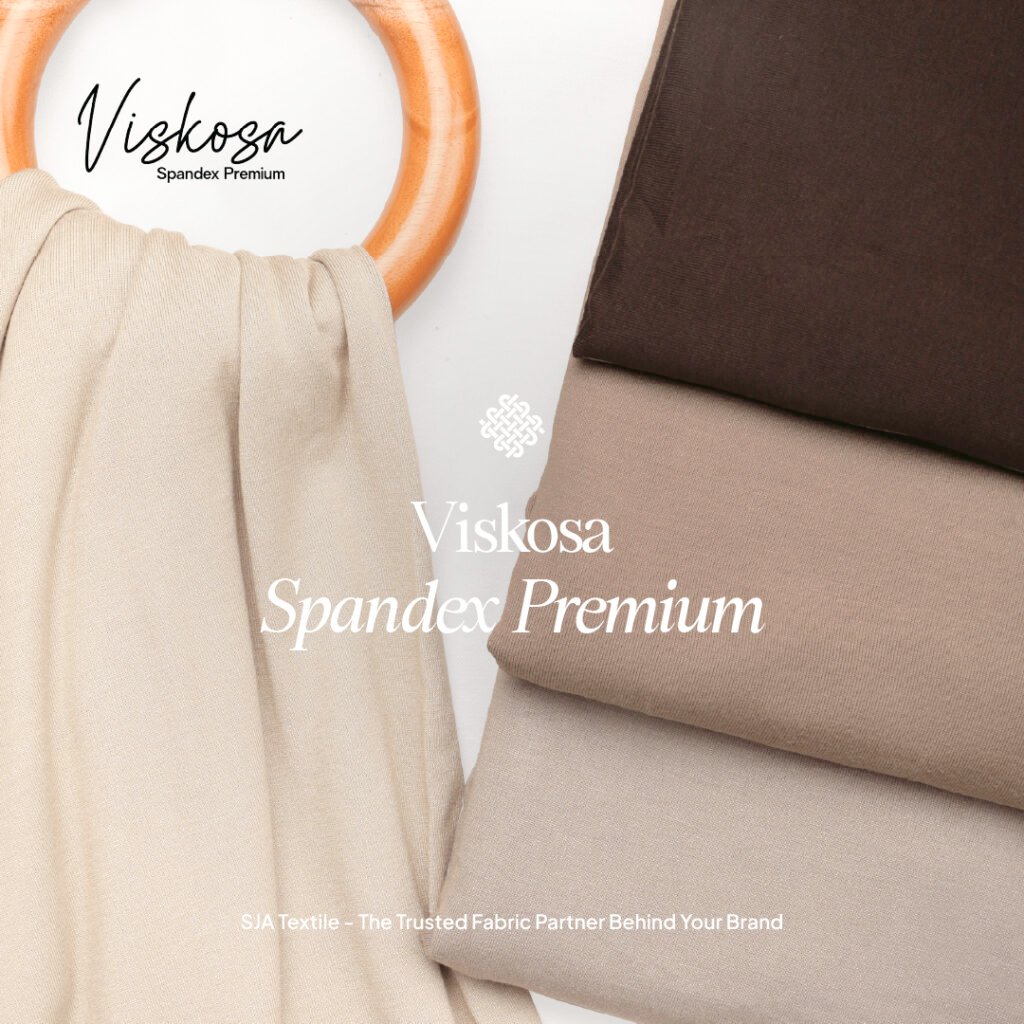 Kain Knit Viskosa Spandex Premium - Toko Kain Bandung SJA Textile-