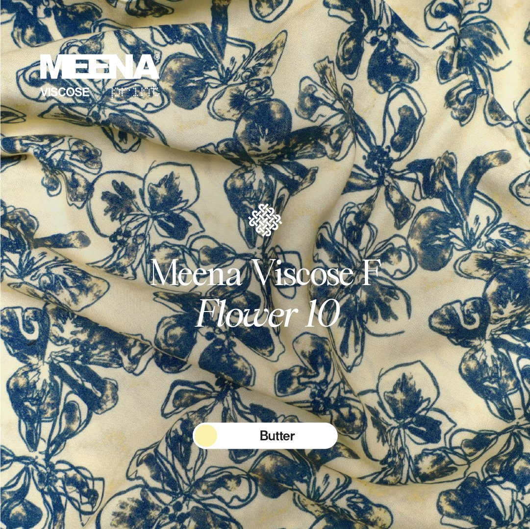 Meena Viscose F Flower 10 - Image 2