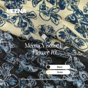 Kain Rayon Meena Viscose F Flower 10 - Toko Kain Bandung SJA Textile
