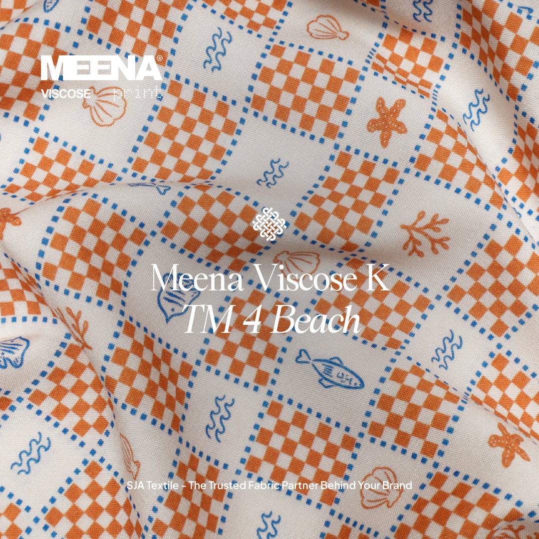 Kain Rayon Meena Viscose K TM 4 Beach - Toko Kain Bandung SJA Textile
