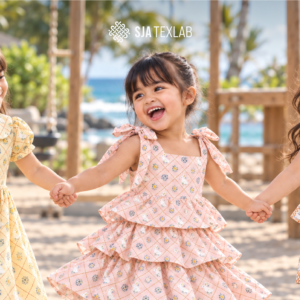 Rekomendasi bahan dress anak motif lucu - Meena Viscose