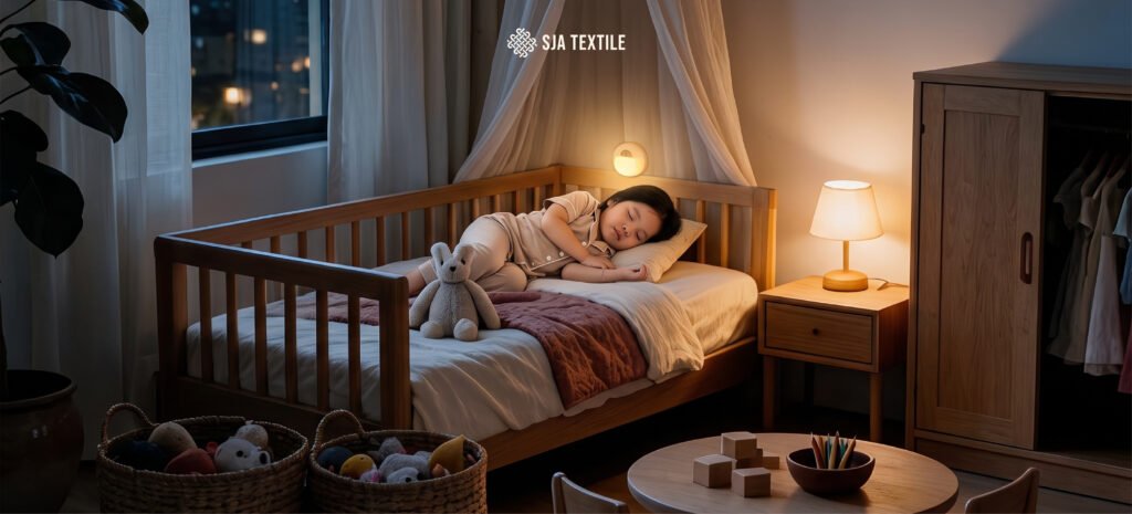 Bahan Baju Tidur Anak Bamboo Skin - SJA Textile Toko Kain