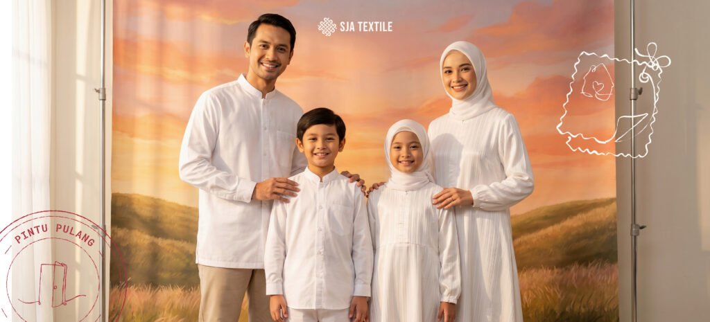 Bosan putih ini trend warna baju lebaran yang bisa dipakai - SJA Textile toko kain