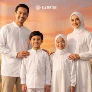 Bosan putih ini trend warna baju lebaran yang bisa dipakai - SJA Textile toko kain