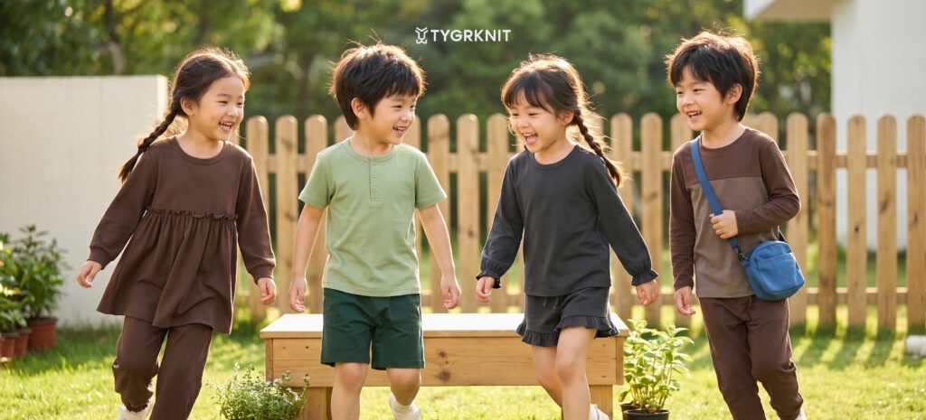 Kaos untuk anak-anak, BambooSkin, Cotton Compact, Modal & Micromodal